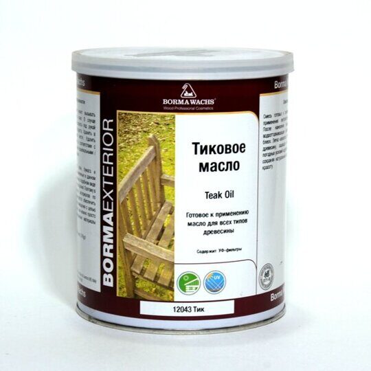Тиковое масло 12043 Тик Teak oil 1л