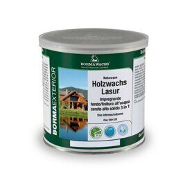 Декоративная восковая лазурь Naturaqua HolzWax Lasur 750мл цв. белый