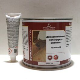 Шпаклевка полиэфирная 05 сосна Holzmasse К2 750мл